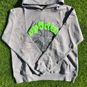 Spider Gray Hoodie